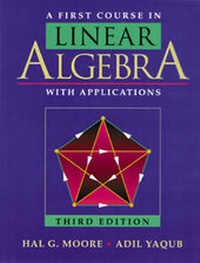 Abbildung von: A First Course in Linear Algebra with Applications - Academic Press