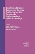 Cover: Developing Language Competence through English for Specific Purposes in English-Medium University Settings - Multilingual Matters