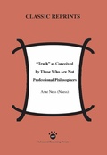 Cover: "Truth" as Conceived of by Those Who Are Not Professional Philosophers - Advanced Reasoning Forum