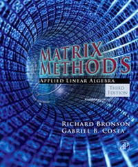Abbildung von: Matrix Methods - Academic Press