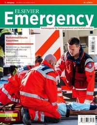 Abbildung von: ELSEVIER Emergency. Notfallmedizinische Kasuistiken. 4/2024: Fachmagazin für Rettungsdienst und Notfallmedizin - Urban & Fischer