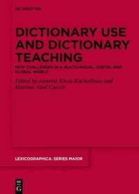 Abbildung von: Dictionary Use and Dictionary Teaching - De Gruyter