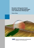 Cover: Simulation tieffrequenter Schallemissionen von Windenergieanlagen unter realit&auml;tsnahen Bedingungen - Dr. Hut