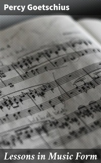 Abbildung von: Lessons in Music Form - Good Press