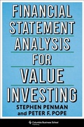 Cover: Financial Statement Analysis for Value Investing - Columbia University Press
