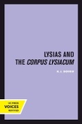 Cover: Lysias and the Corpus Lysiacum - University of California Press