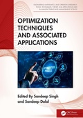 Cover: Optimization Techniques and Associated Applications - CRC Press