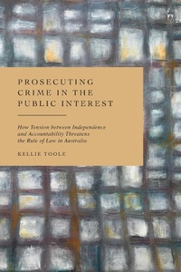 Abbildung von: Prosecuting Crime in the Public Interest - Hart Publishing