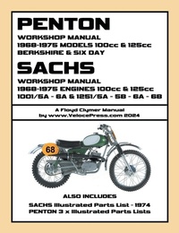 Abbildung von: PENTON - SACHS 1968-1975 BERKSHIRE & SIX DAY 100cc & 125cc WORKSHOP MANUALS - Veloce Enterprises, Inc.