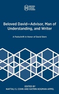 Cover: Beloved David-Advisor, Man of Understanding, and Writer - Brown Judaic Studies