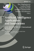 Cover: Artificial Intelligence Applications and Innovations. AIAI 2024 IFIP WG 12.5 International Workshops - Springer