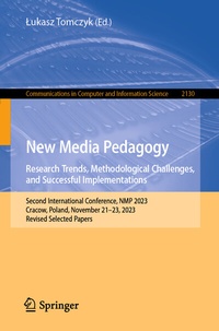 Enlarge image Cover: New Media Pedagogy: Research Trends, Methodological Challenges, and Successful Implementations - Springer