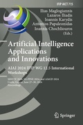 Cover: Artificial Intelligence Applications and Innovations. AIAI 2024 IFIP WG 12.5 International Workshops - Springer