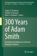 Cover: 300 Years of Adam Smith - Springer