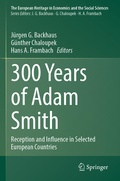 Cover: 300 Years of Adam Smith - Springer