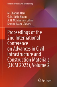 Abbildung von: Proceedings of the 2nd International Conference on Advances in Civil Infrastructure and Construction Materials (CICM 2023), Volume 2 - Springer