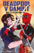 Cover: Deadpool v Gambit - Das "V" steht f&uuml;r "VS" - Marvel bei Panini Comics