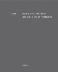 Abbildung von: Römisches Jahrbuch der Bibliotheca Hertziana - Hirmer