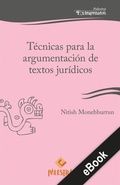 Abbildung von: Técnicas para la argumentación de textos jurídicos - Palestra Editores