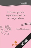 Cover: T&eacute;cnicas para la argumentaci&oacute;n de textos jur&iacute;dicos - Palestra Editores