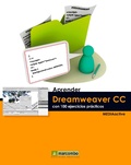 Cover: Aprender DREAMWEAVER CC con 100 ejercicios - Marcombo