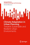 Cover: Climate Adaptation in Urban Planning - Springer