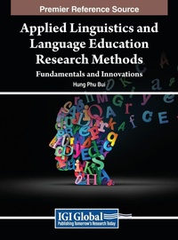 Enlarge image Cover: Applied Linguistics and Language Education Research Methods - IGI Global