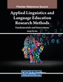 Cover: Applied Linguistics and Language Education Research Methods: Fundamentals and Innovations - Information Science Publishing