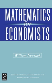 Enlarge image Cover: Mathematics for Economists - Academic Press
