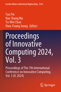 Cover: Proceedings of Innovative Computing 2024, Vol. 3 - Springer