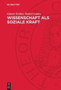 Cover: Wissenschaft als soziale Kraft - De Gruyter
