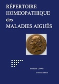 Cover: R&eacute;pertoire hom&eacute;opathique des maladies aigu&euml;s - BoD - Books on Demand - Frankreich
