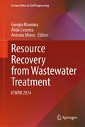 Cover: Resource Recovery from Wastewater Treatment - Springer