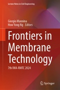 Cover: Frontiers in Membrane Technology - Springer