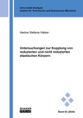 Cover: Untersuchungen zur Kopplung von reduzierten und nicht reduzierten elastischen K&ouml;rpern - Shaker