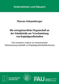 Abbildung von: Die ertragsteuerliche Organschaft an der Schnittstelle zur Verschmelzung von Kapitalgesellschaften - Shaker