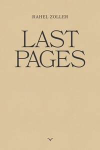 Enlarge image Cover: Last Pages - Edition Taube