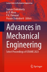 Enlarge image Cover: Advances in Mechanical Engineering - Springer