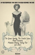 Cover: 10 masterpieses you have to read before you die. Illustrated - Strelbytskyy Multimedia Publishing
