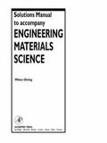Cover: Solutions Manual to accompany Engineering Materials Science - Academic Press