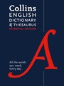 Cover: Collins English Dictionary and Thesaurus Essential - Intangible Press