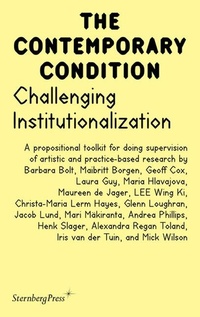 Enlarge image Cover: Challenging Institutionalization - Sternberg Press