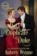 Cover: The Duplicate Duke (Once Upon a Widow, #10) - Aubrey Wynne