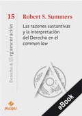 Cover: Las razones sustantivas y la interpretaci&oacute;n del Derecho en el common law - Palestra Editores