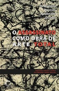 Cover: Assassinato como obra de arte total - Editora Perspectiva S/A