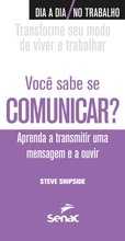 Cover: Voc&ecirc; sabe se comunicar? - Editora Senac S&atilde;o Paulo