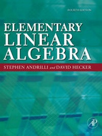 Abbildung von: Elementary Linear Algebra - Academic Press