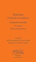 Cover: Una tesis. El derecho a no obedecer - Universidad EAFIT
