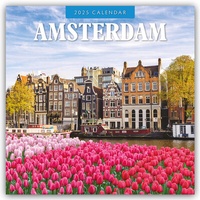 Abbildung von: Amsterdam 2025 - 16-Monatskalender - Red Robin Publishing Ltd.