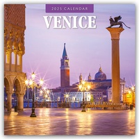 Abbildung von: Venice - Venedig 2025 - 16-Monatskalender - Red Robin Publishing Ltd.